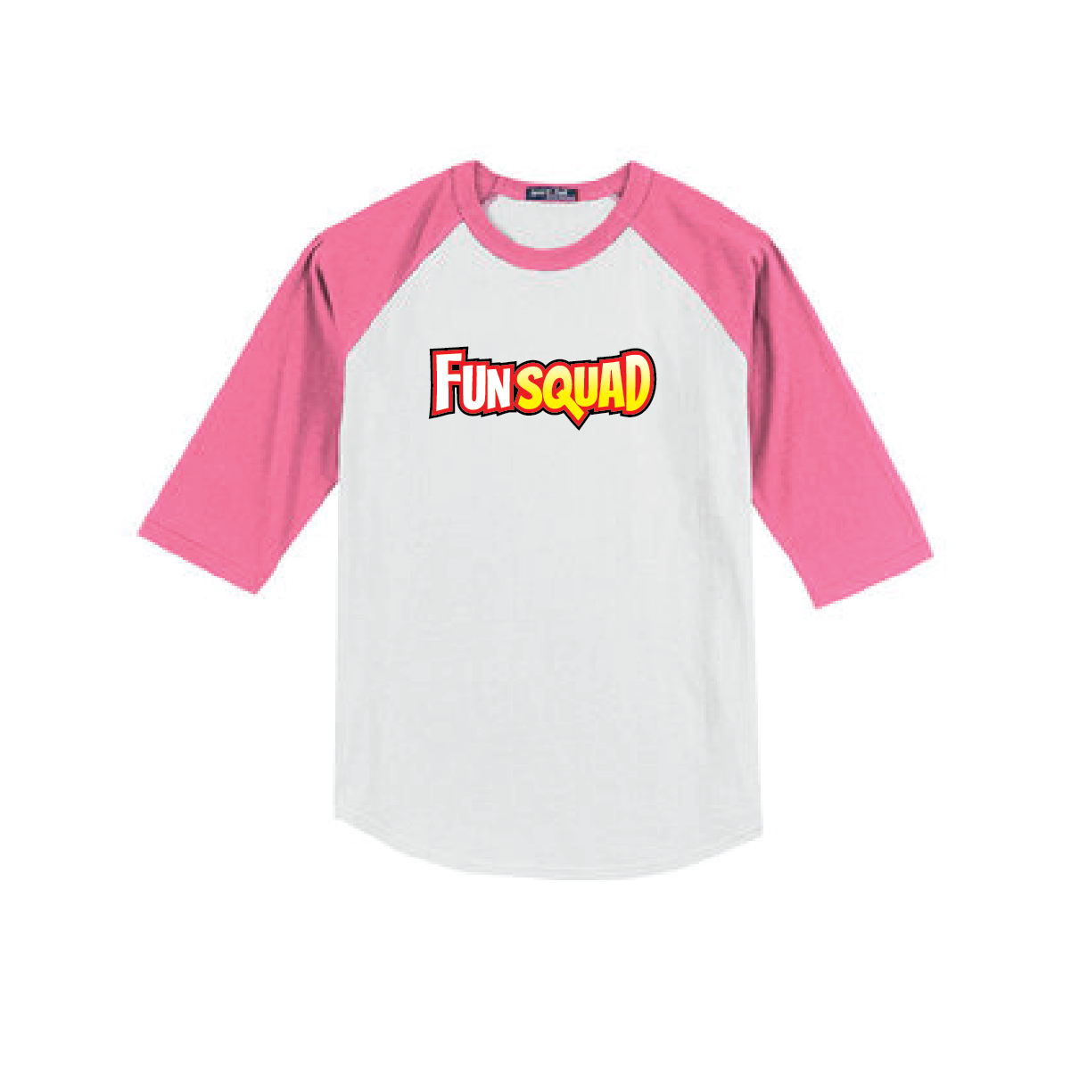 T-shirt Raglan - Fun Squad Red – FunSquadMerch
