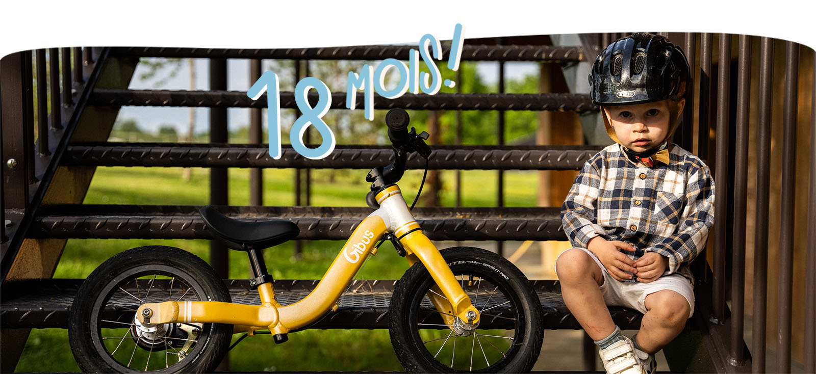 Mini-draisienne d'enfants vélo d'apprentissage en bois tricycle 2 ans + á  choix