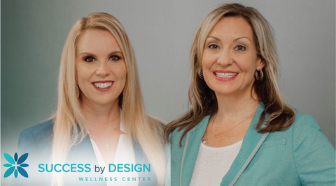 Headshots of Success by Design Wellness Center's Owners, Sherri Morrison's RN, BSN & Dr. Tami Horner MD.