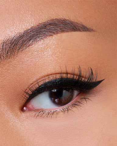 Close-up image of the limitless lash liner on an eye