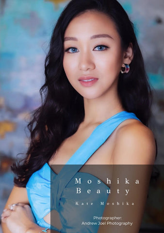 Headshot photo of Kate Moshika, Founder, Owner, and CEO of Moshika Beauty, a clean beauty falsies brand