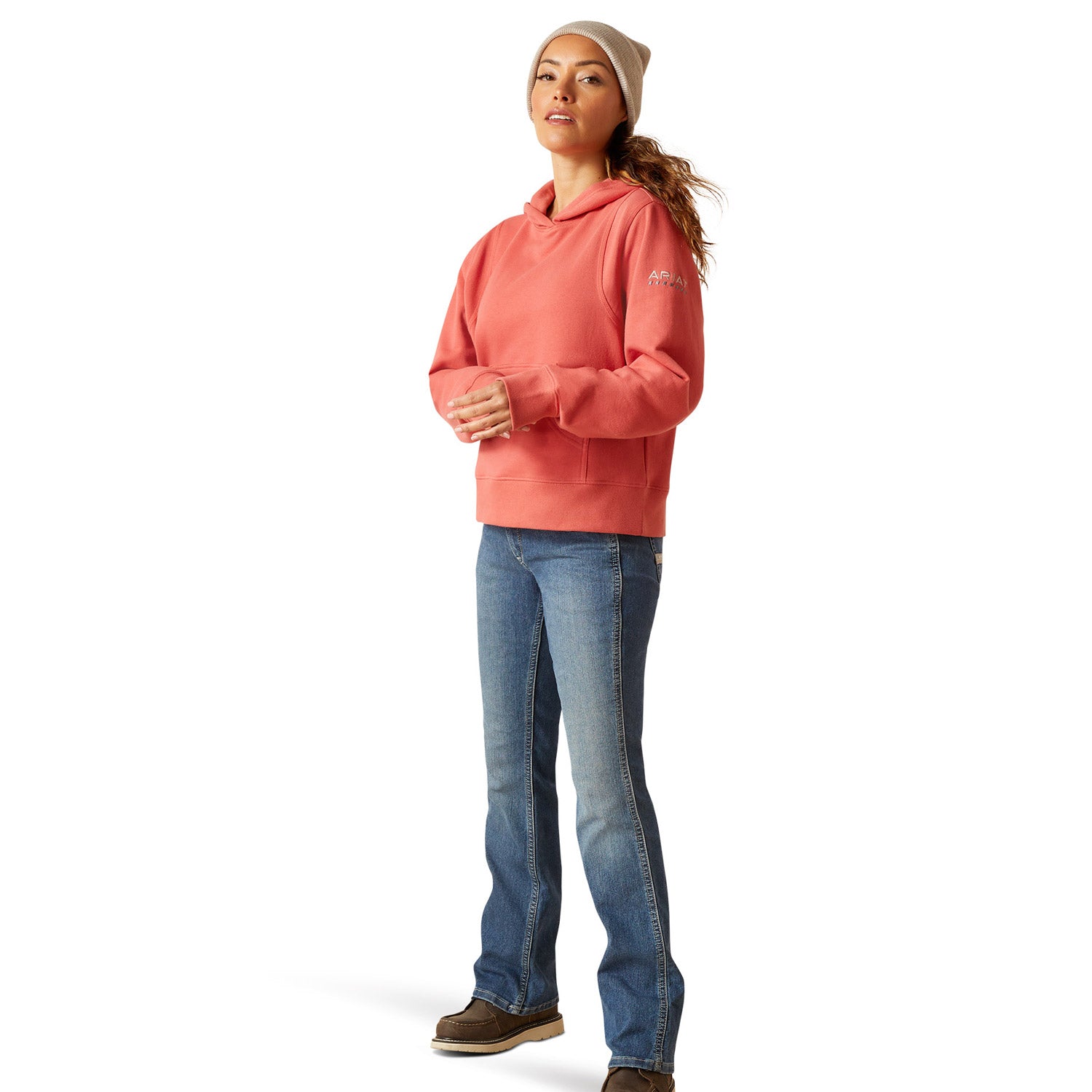 Ariat Women's Rebar Lightweight Cropped Hoodie