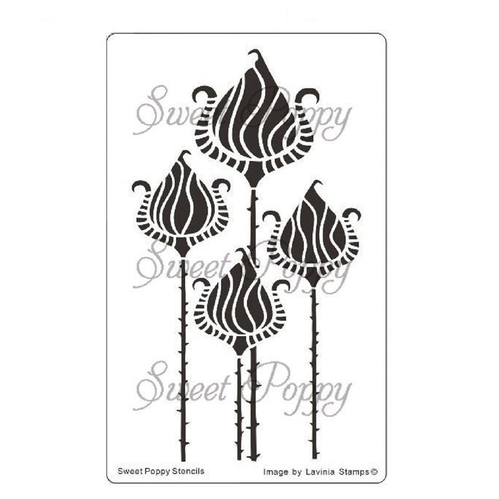 Mistletoe Tree Stencil by Sweet Poppy Stencils *Retired*