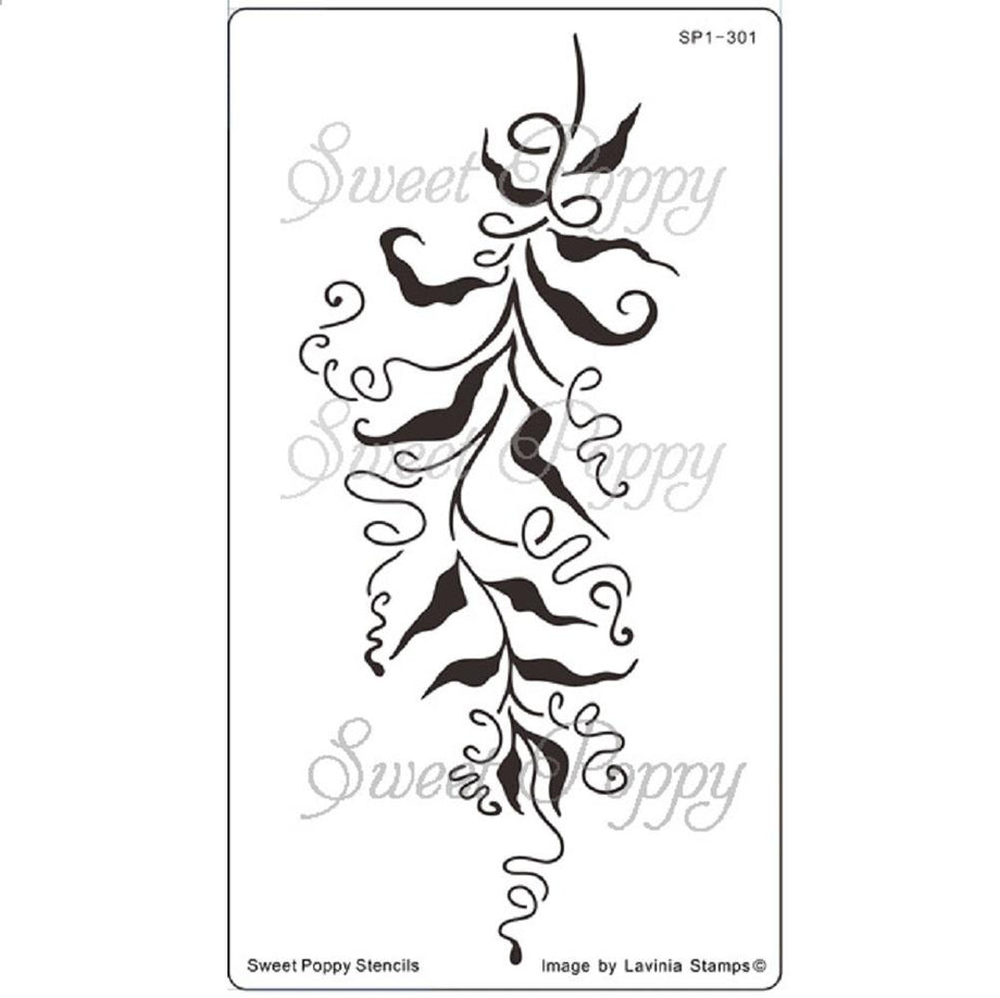 Mistletoe Tree Stencil by Sweet Poppy Stencils *Retired*