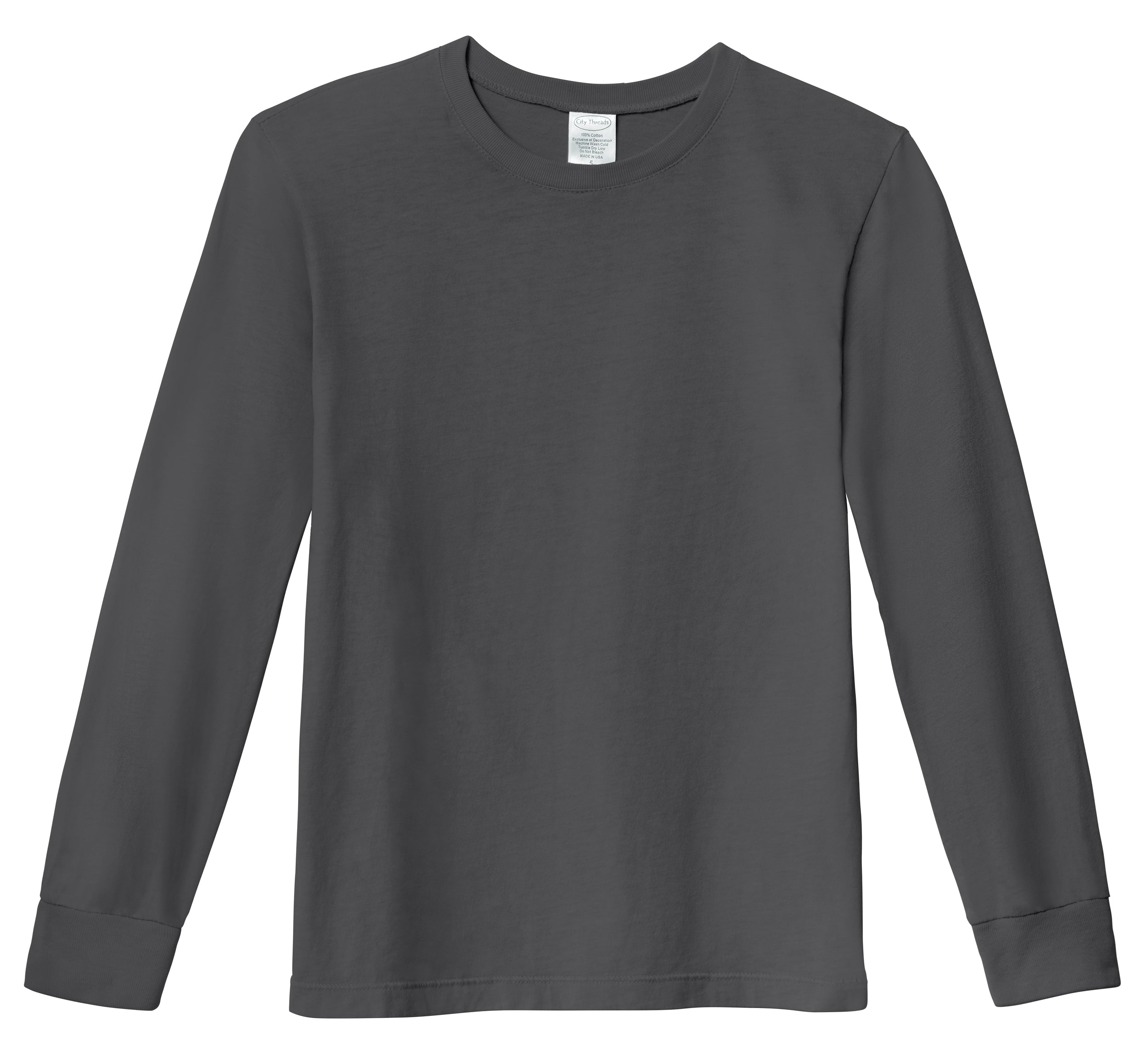 Black and Grey Panel Cotton Modal Long Sleeve T-shirt MTS 723 – The Archive
