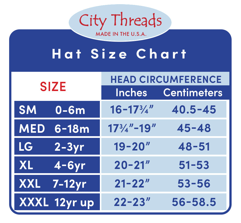 Sizing charts - City Threads USA