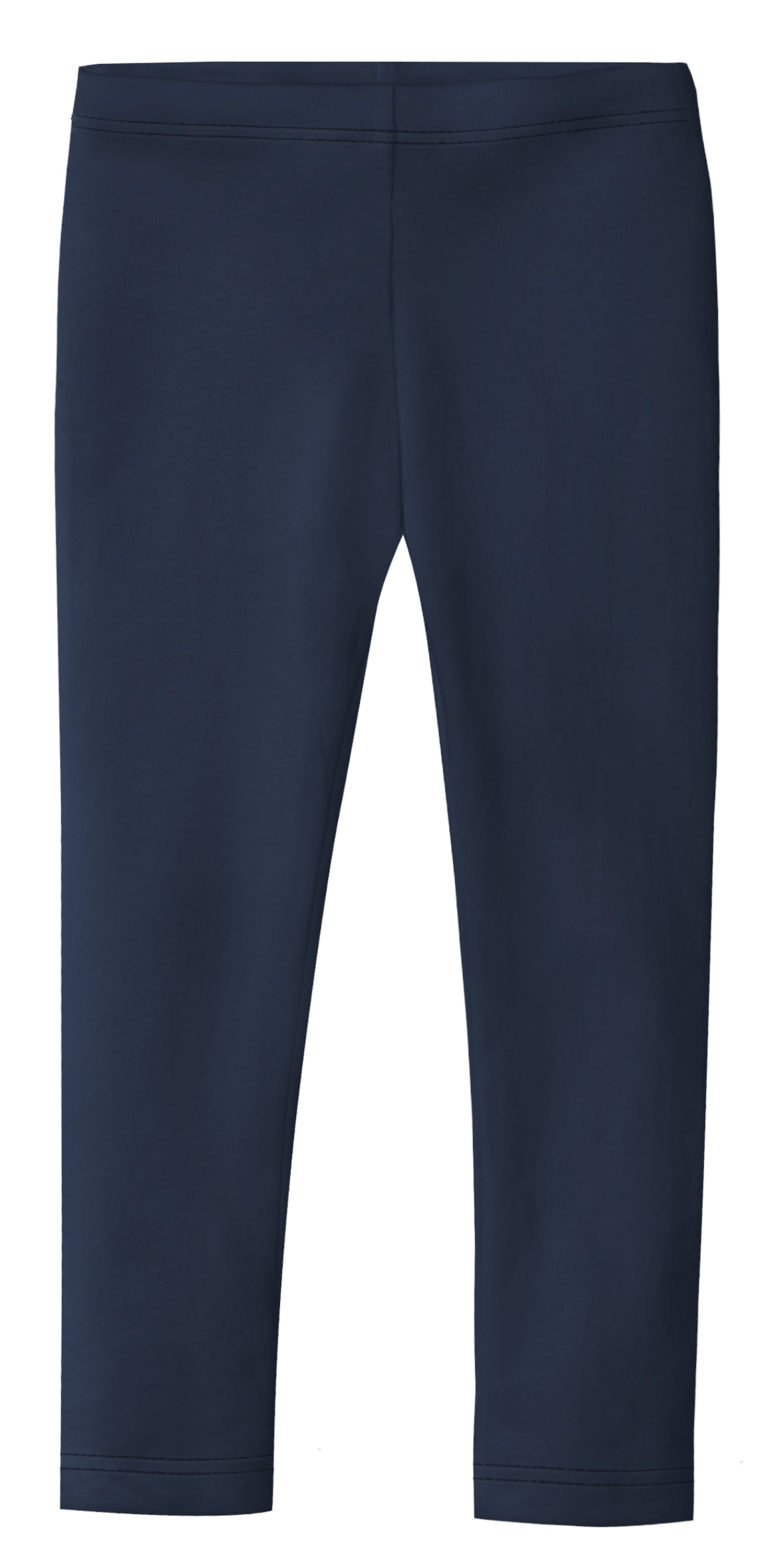 Girls Soft Organic Cotton Leggings | Navy - City Threads USA product image