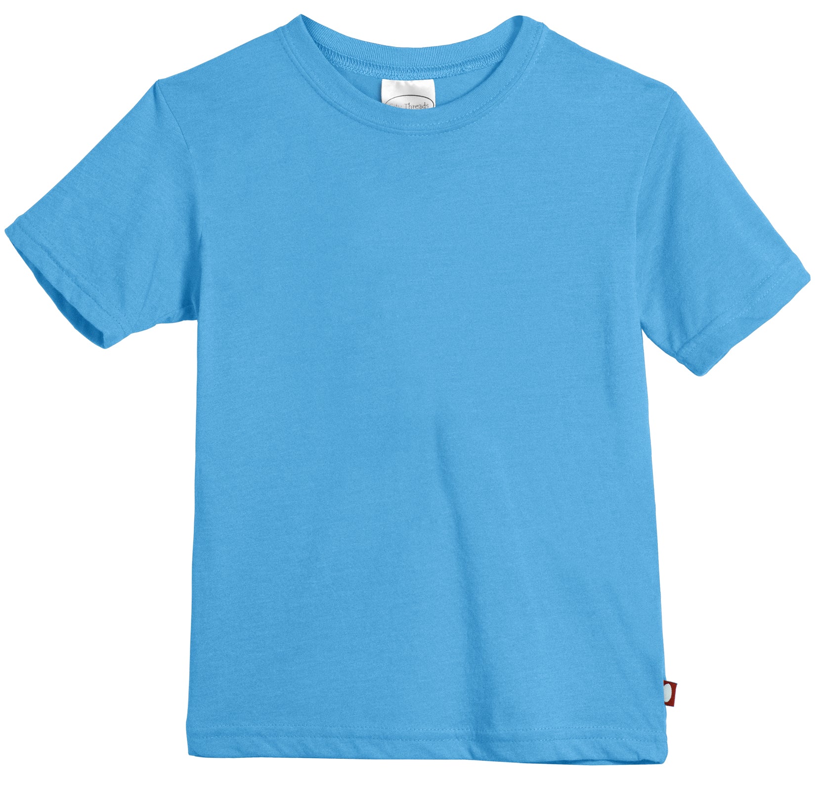 JUSCUBS Boys Grey Printed Cotton Blend Crew Neck Tshirt (6-9M)