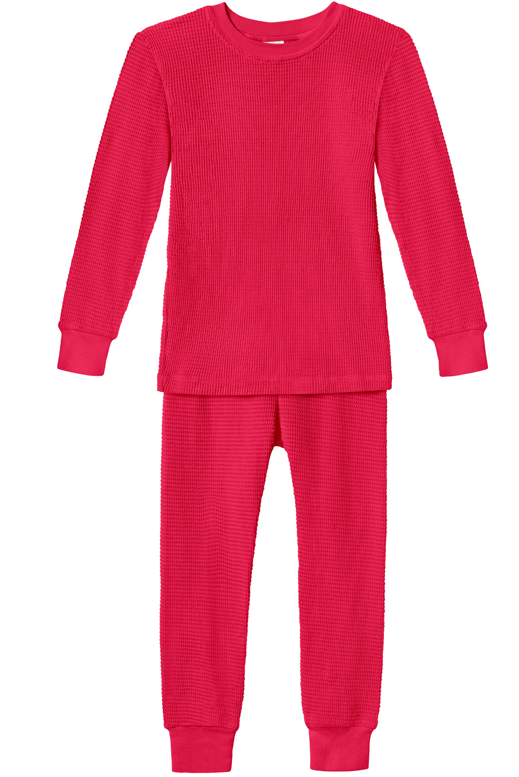 City Threads USA-Made Boys and Girls Soft & Cozy Thermal One-Piece Union  Suit | Medium Pink - 3/6M
