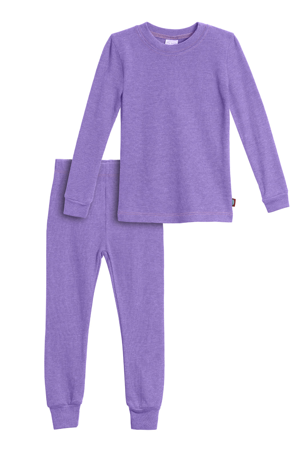 Thermajane Thermal Underwear for Girls Long John Set Kids (Purple, X-Small)  