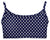 Navy w- White Polka Dot