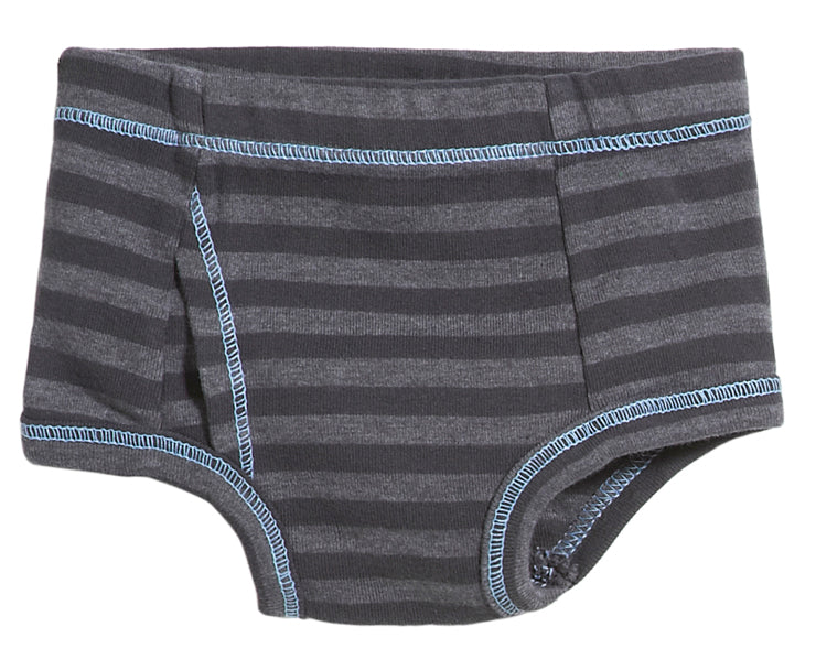 OMGOSH Stretchy Blue Striped Boys Briefs: Comfortable, Stylish