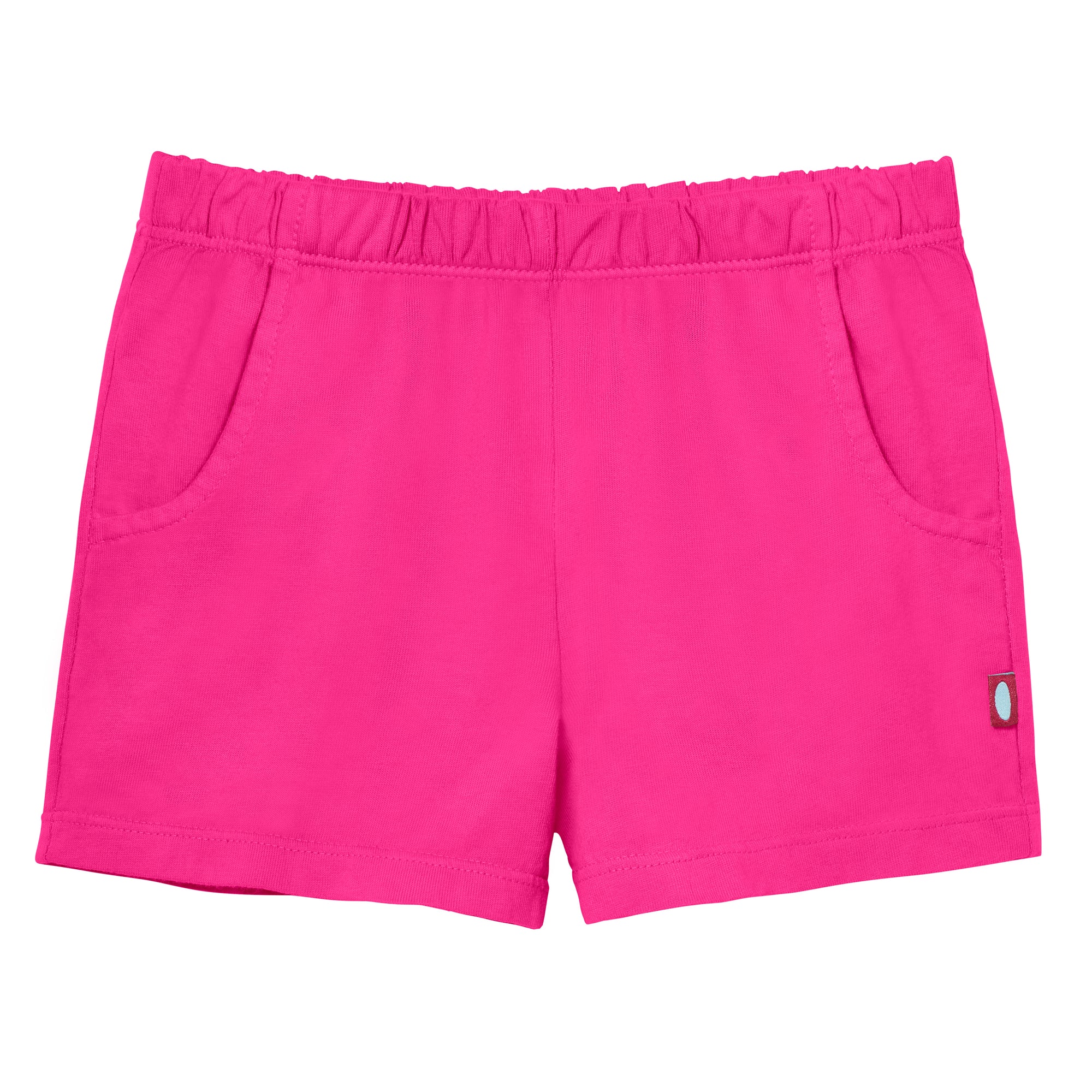 Regular Wear Pink Girls Plain Cotton Shorts, Size: 26-32( Waist