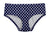 Navy w- White Polka Dot