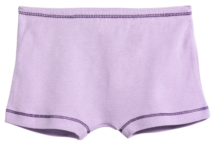 Girls Cotton Boy Shorts Underwear | Elf Green