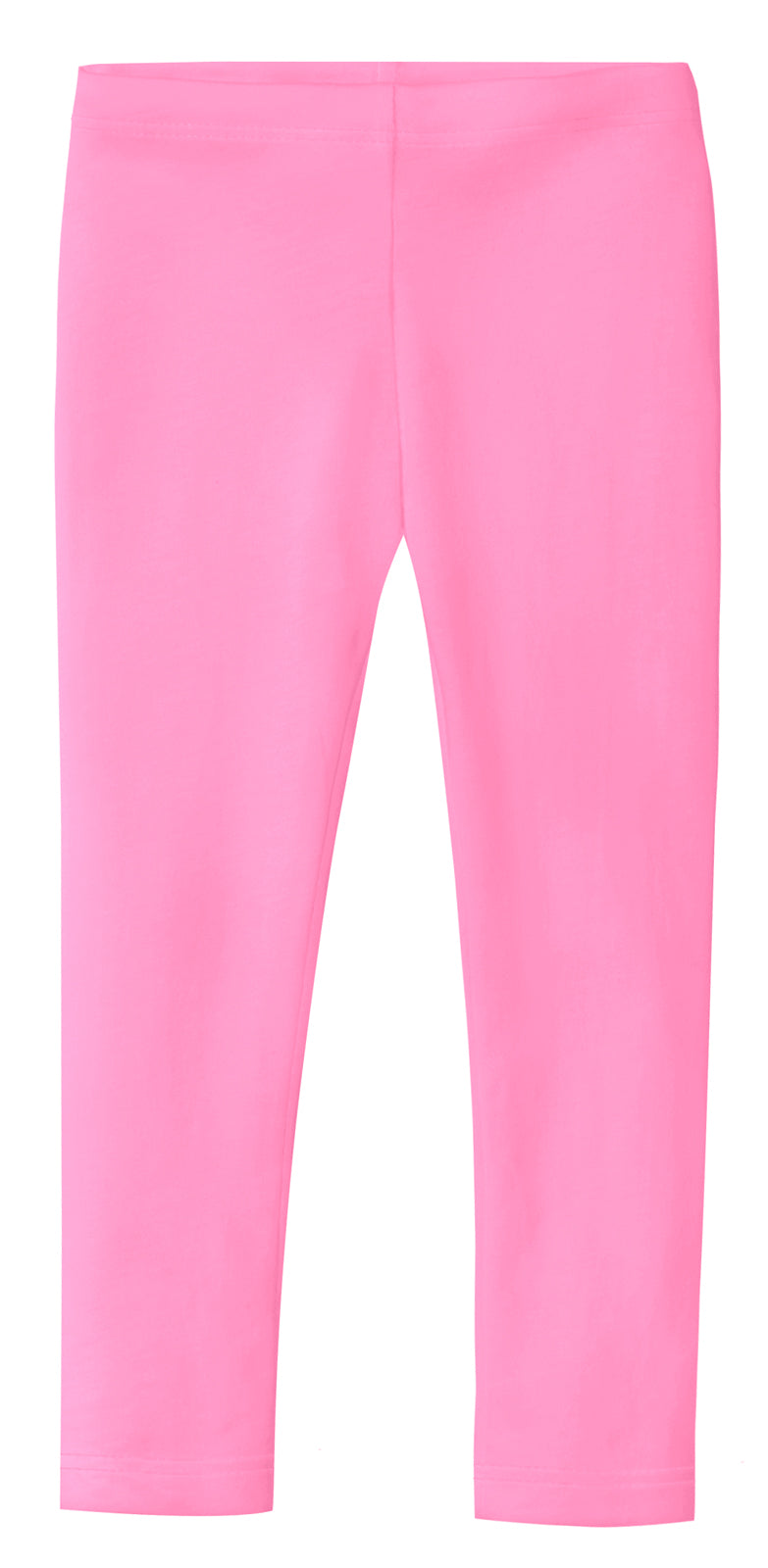 Solid Color Cotton Lycra Leggings in Pink : BKS64