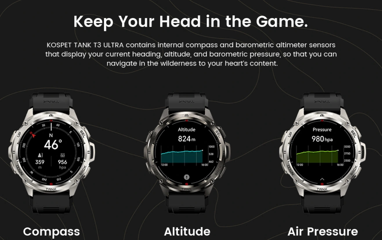 compass altitude and air pressure