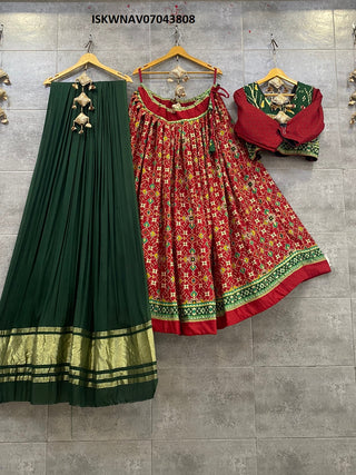 Zari Weaving Semi Stitched Banarasi Silk Lehenga Choli - Online The Chennai  Silks