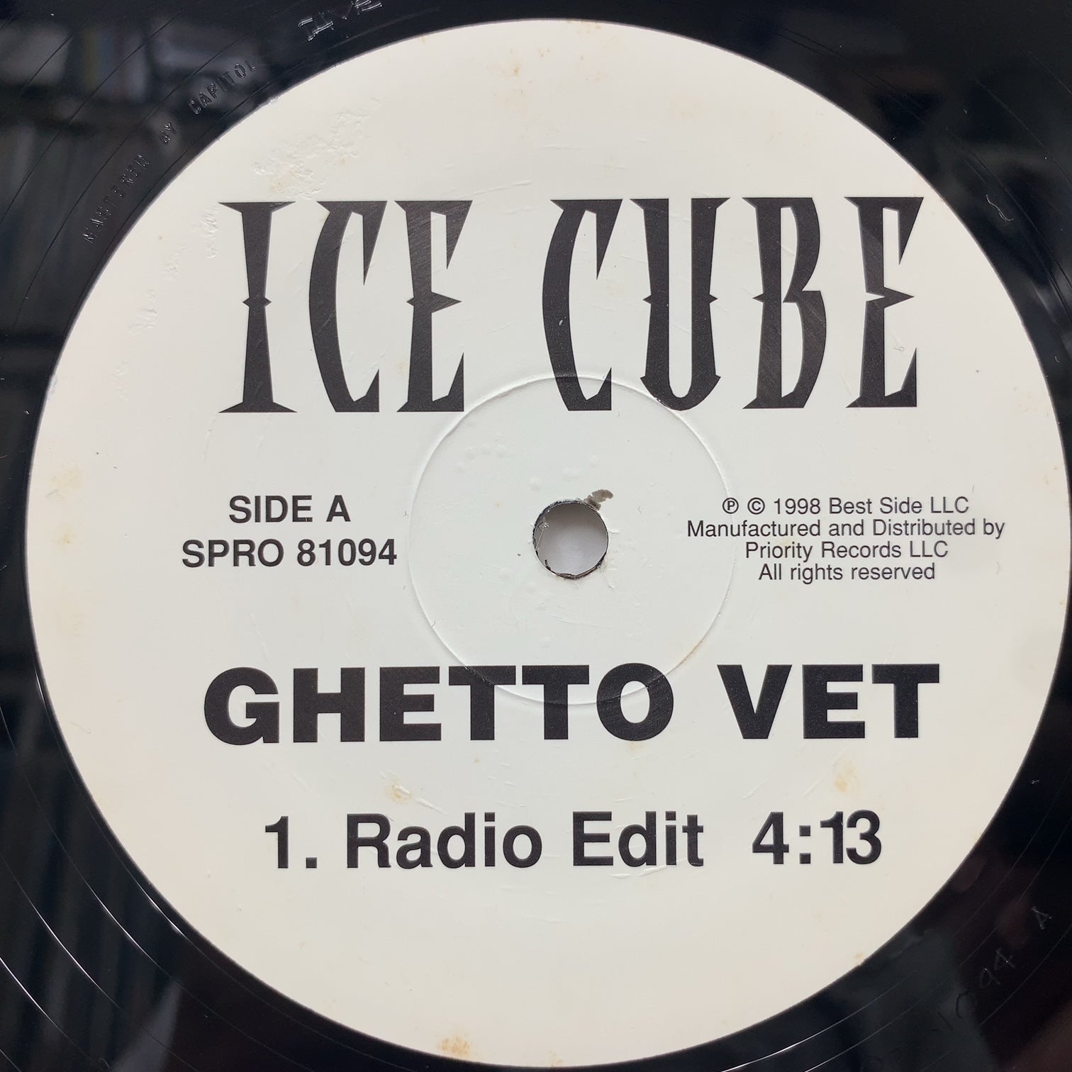 ICE CUBE YOU KNOW HOW DO IT 12 アナログ