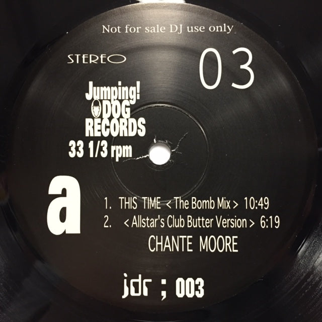 (CHANTE MOORE,X-SAMPLE,FRANKIE KNUCKLES) JUMPING!DOG RECORDS. –  TICRO MARKET