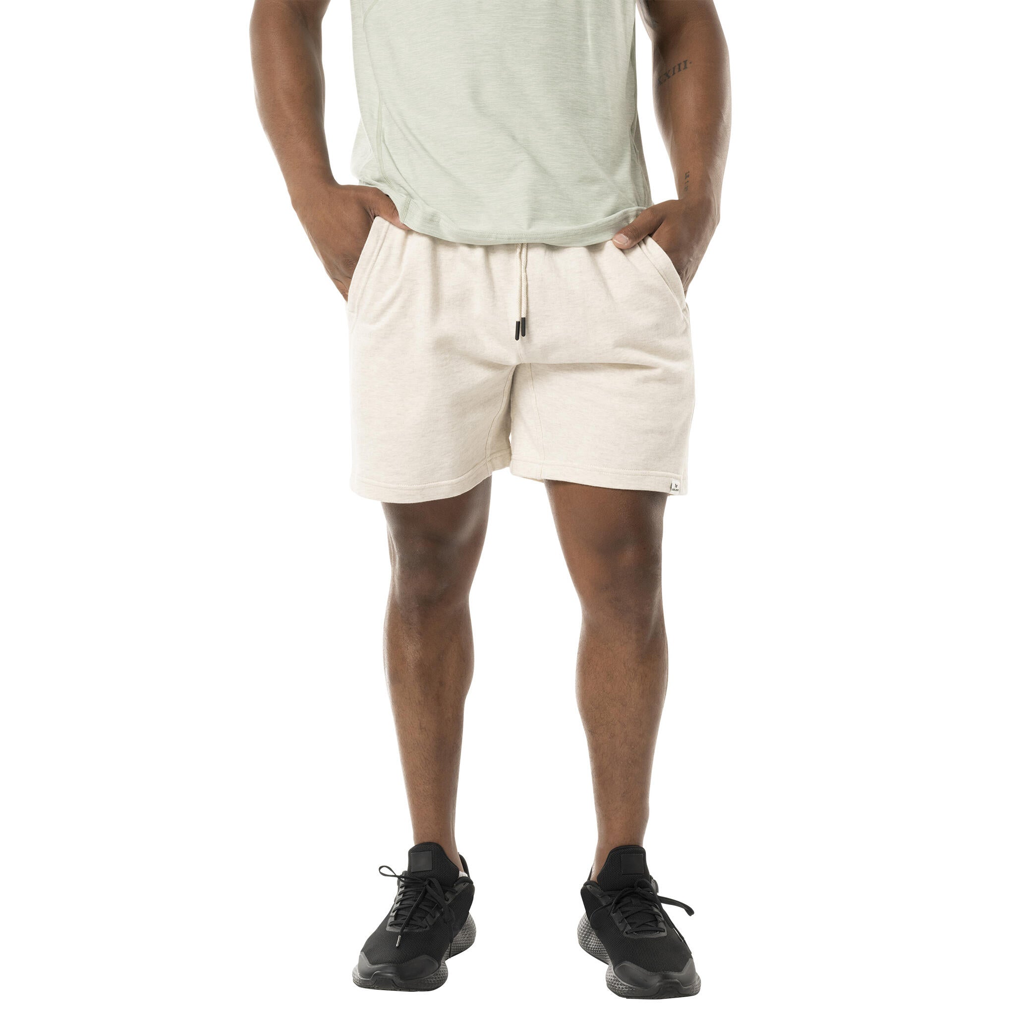 Bauer FLC Senior Knit Shorts - Oat Heather