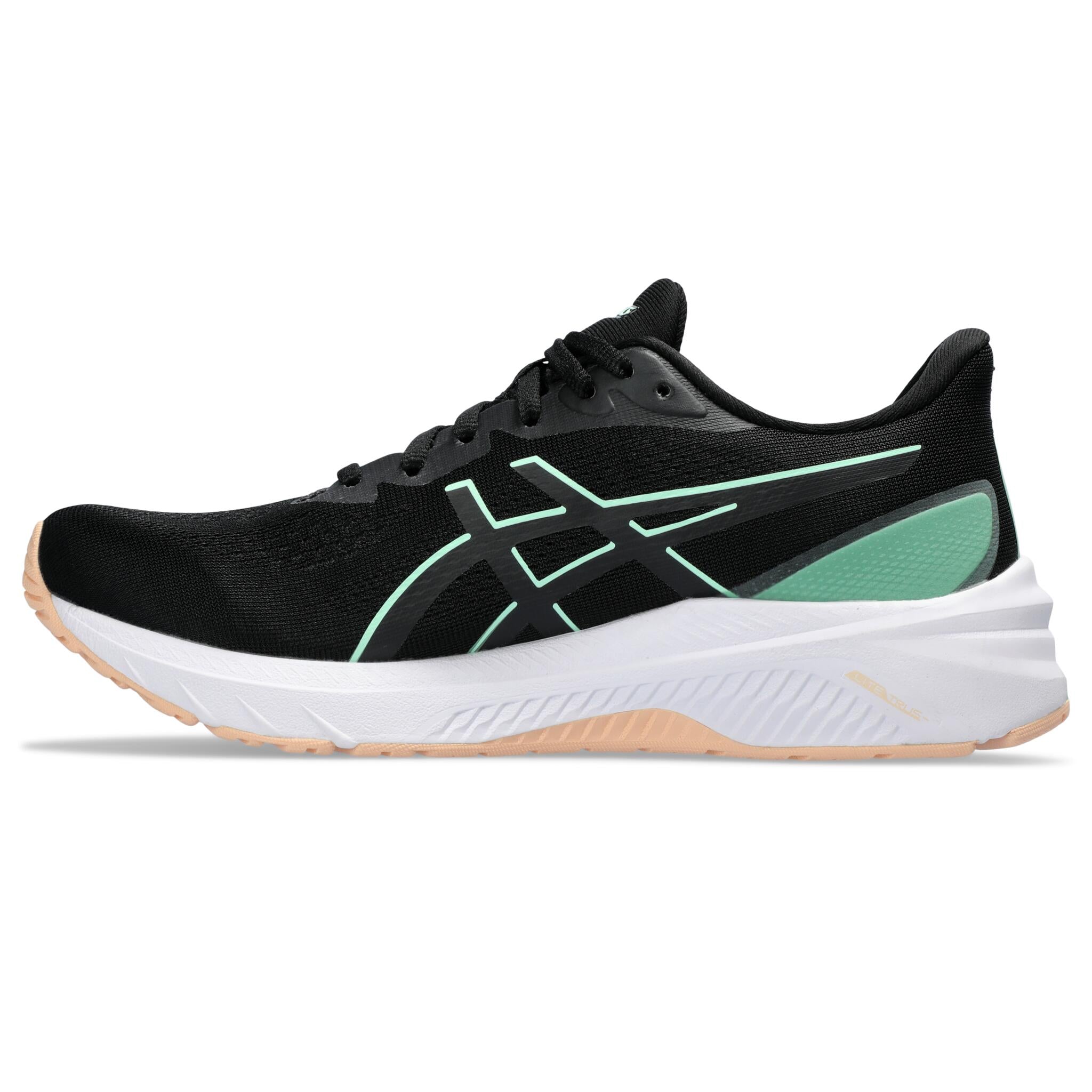 Asics GT-1000 12 Women' Running Shoes - D (Wide) - Black/Mint Tint