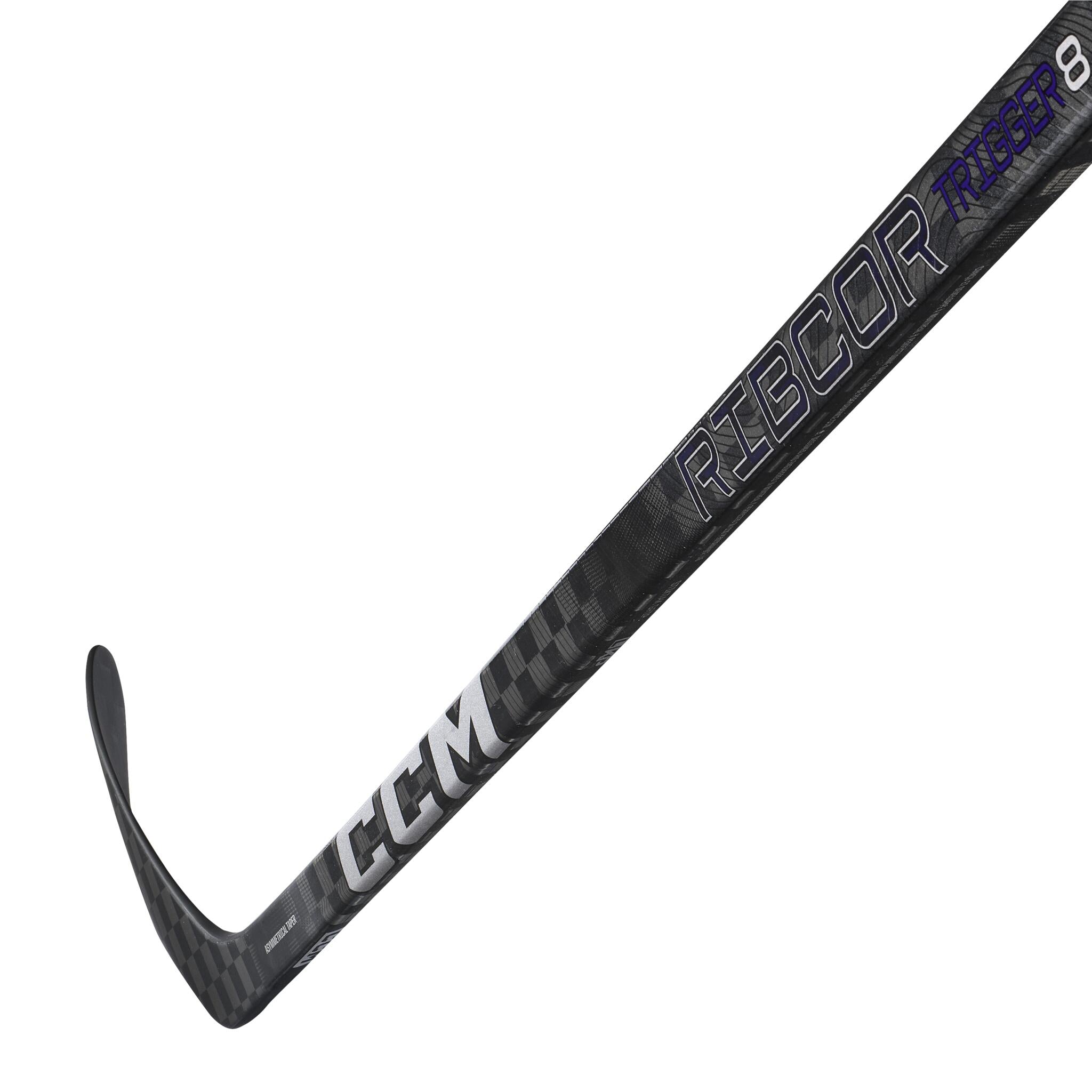 CCM Ribcor Trigger 8 Grip Intermediate Hockey Stick (2023)