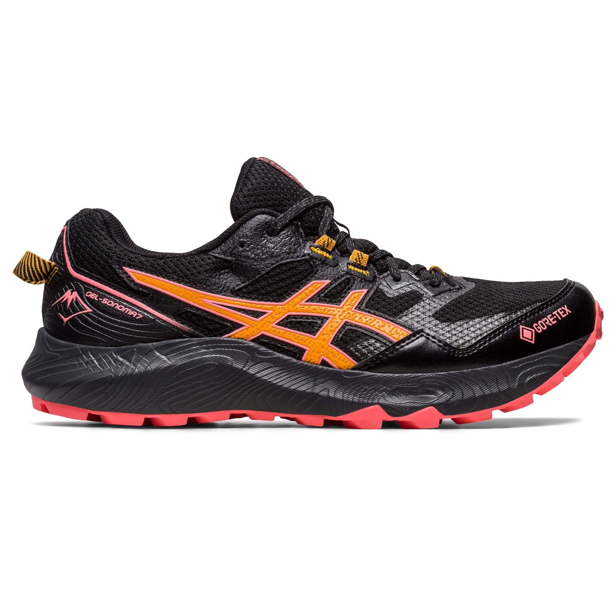 Asics Gel-Sonoma 7 GTX Women's Running Shoes - Black/Sandstorm