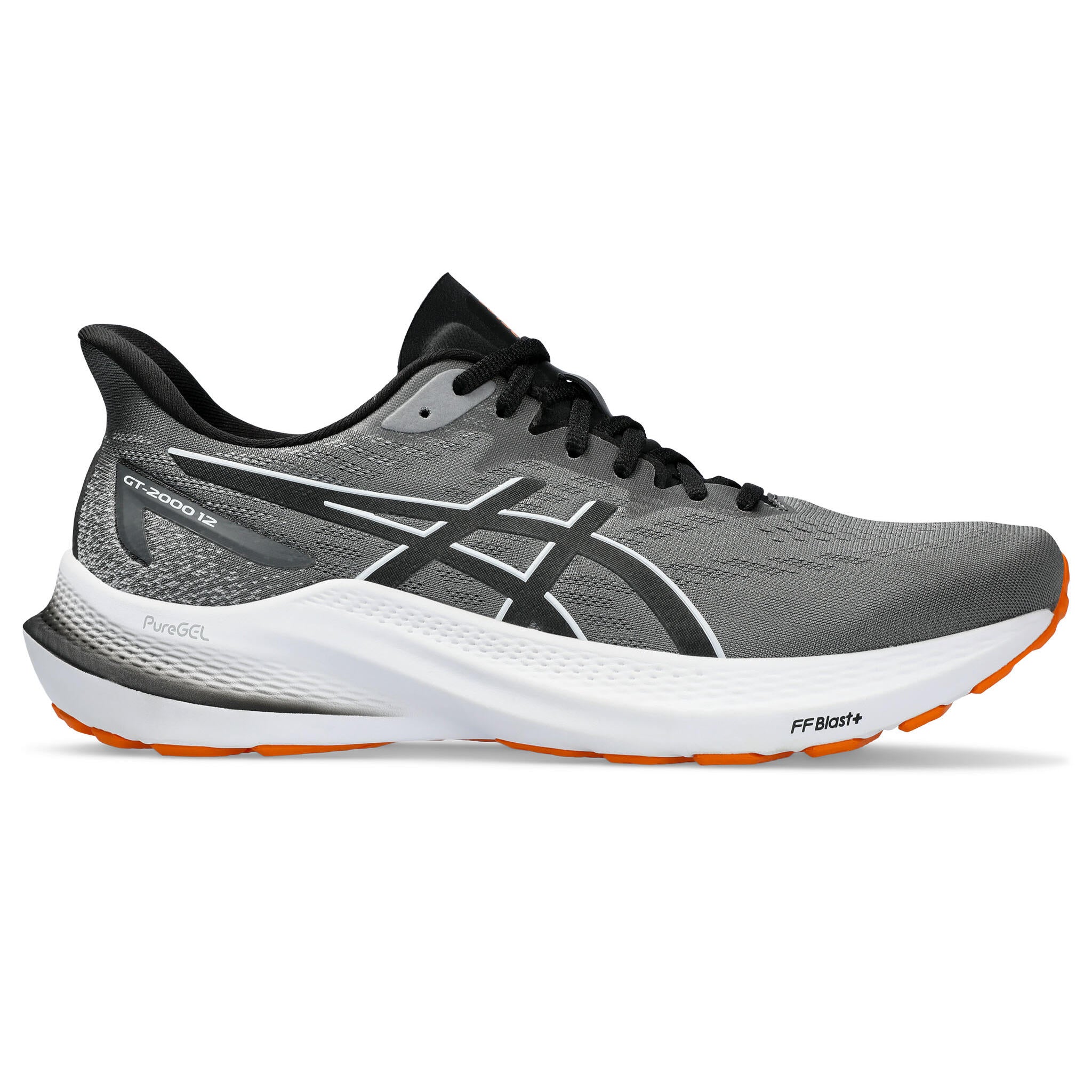 Asics GT-2000 12 Men's Running Shoes - D - Metropolis/Black