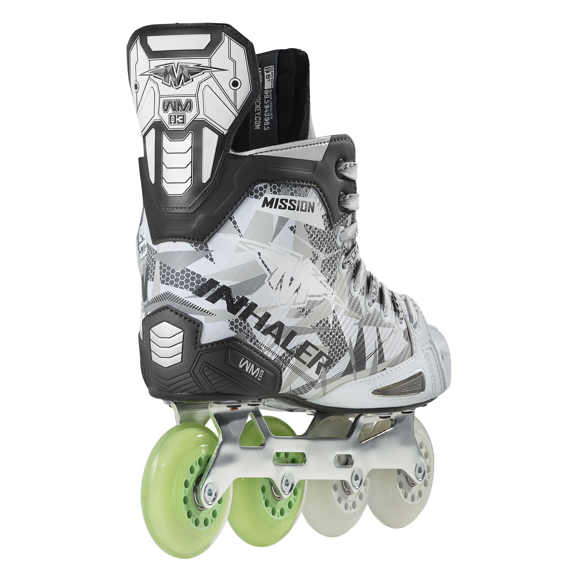 Bauer Mission Inhaler WM03 Senior Roller Hockey Skates