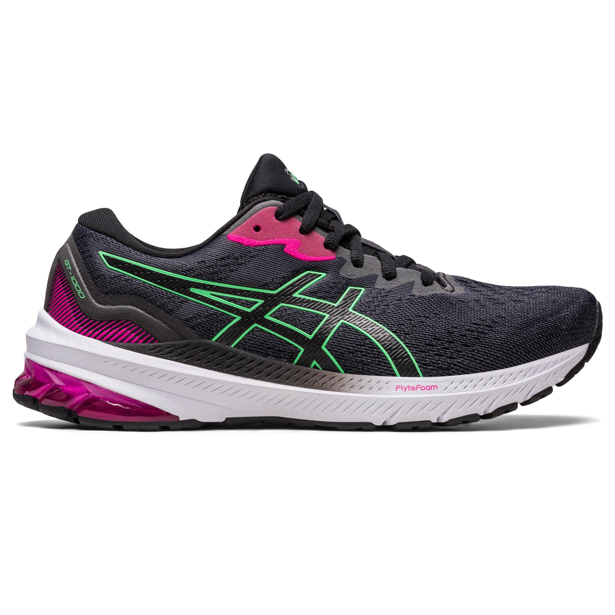 Asics GT-1000 11 Women's Running Shoes - Black/Tourmaline