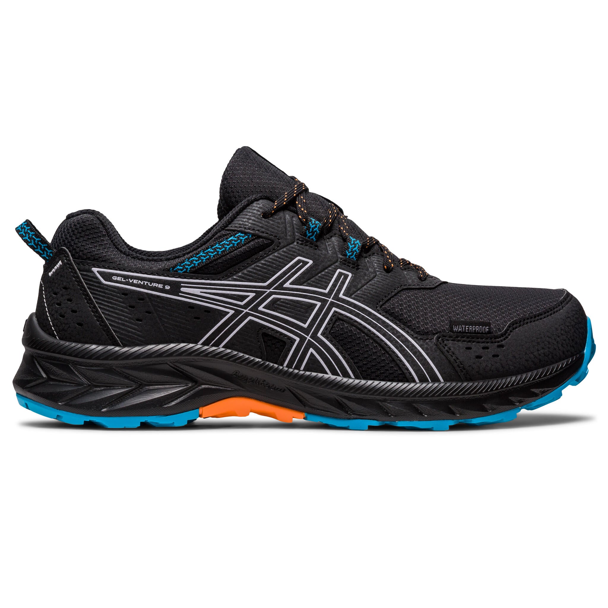 Asics Gel-Venture 9 Waterproof Men's Running Shoes - Black/Dusk Violet