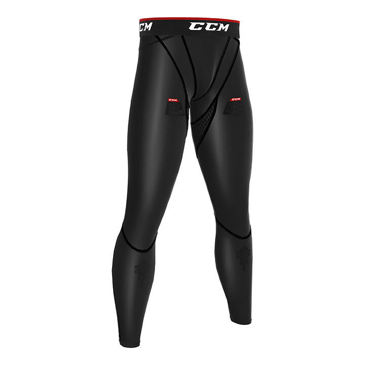 CCM Junior Compression Pants With Grip/Jock/Tabs