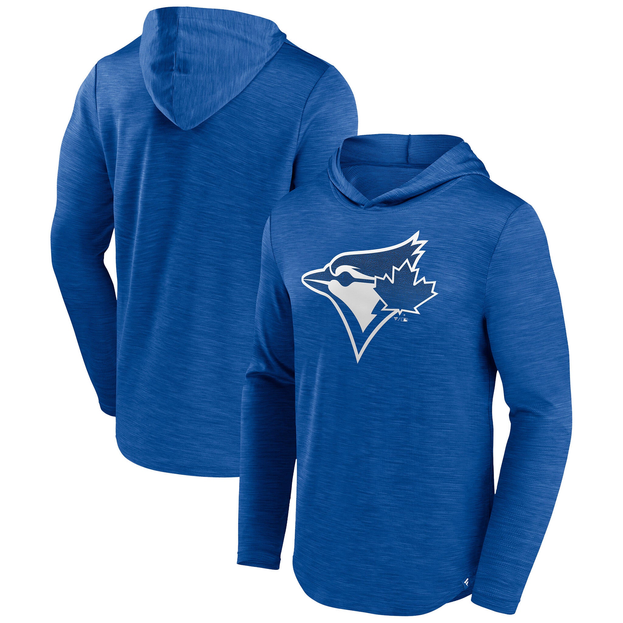 Fanatics Blue Jays Poly Heathered Mesh Pullover Hood