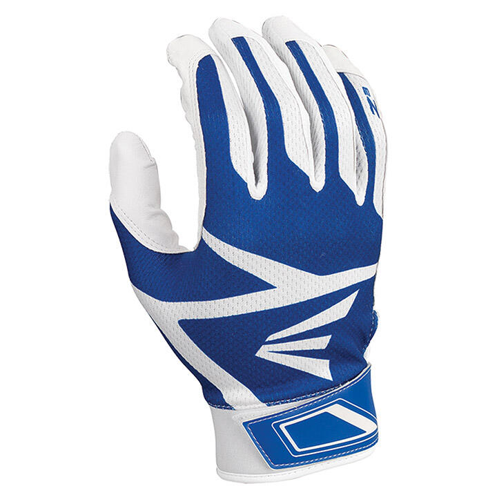 Easton Z3 Baseball Batting Gloves - White / Royal