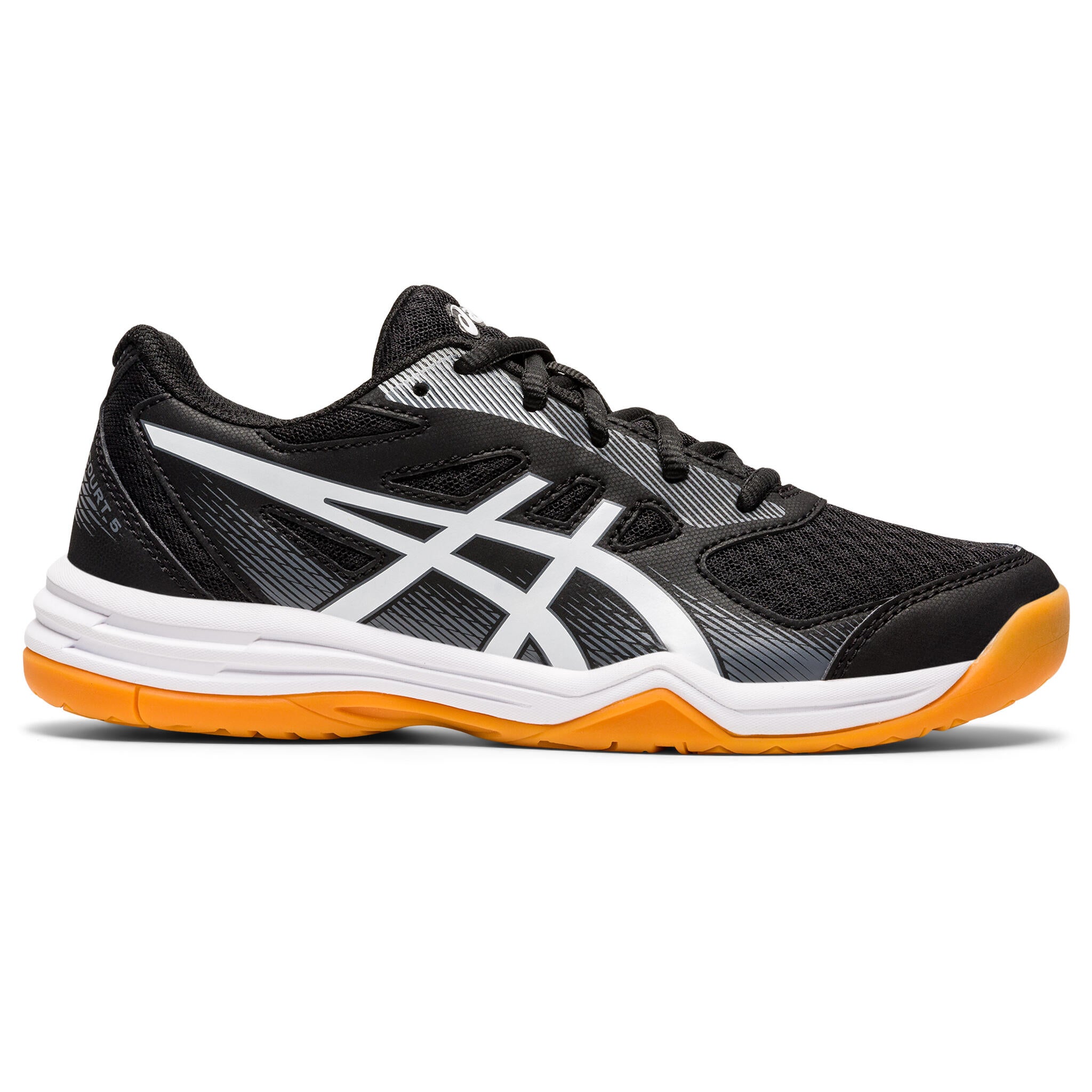 Asics Upcourt 5 GS Youth Court Shoes - Black/White