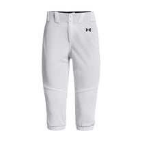 NWT Under Armour HeatGear Gray w Red Piping Baseball Pants Loose