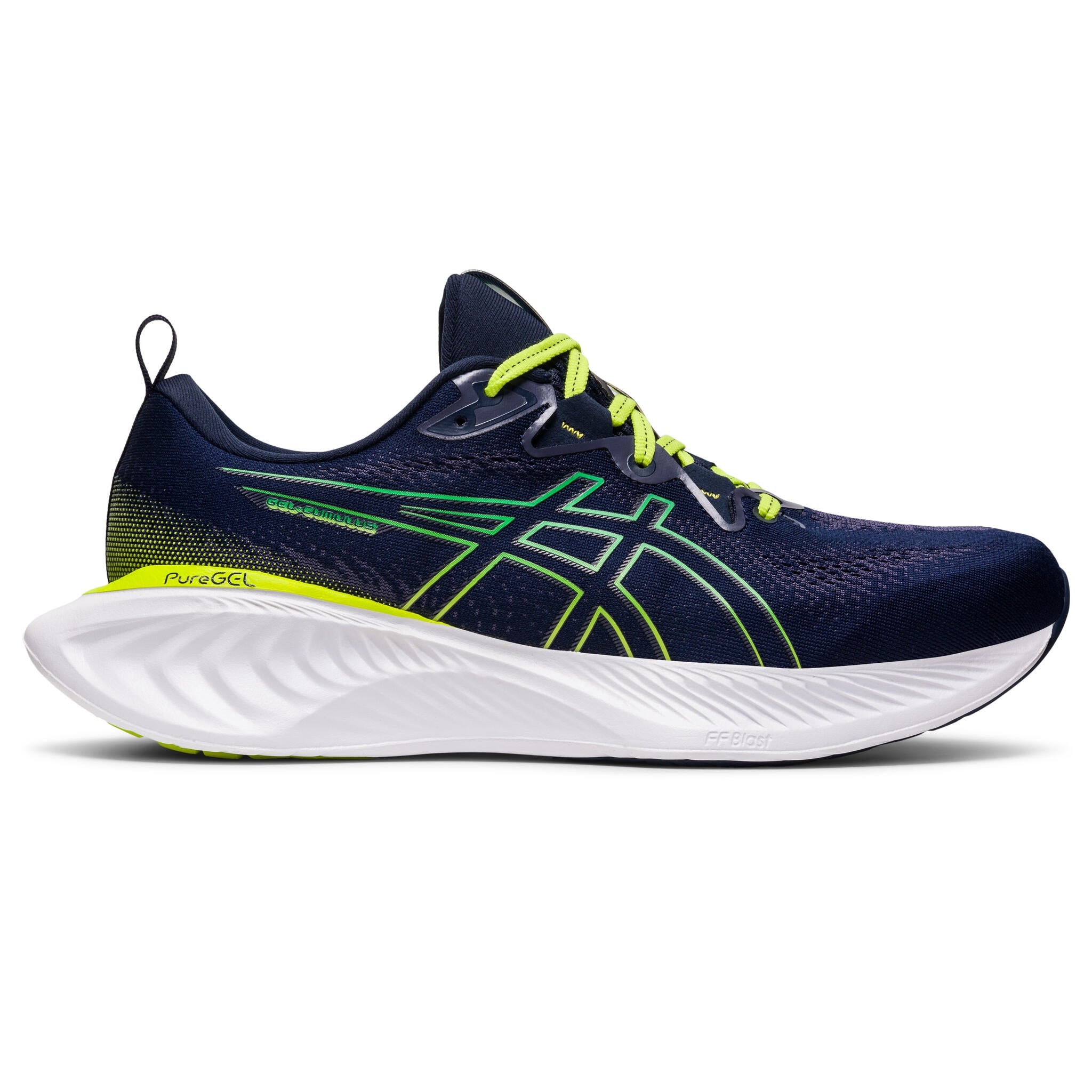 Asics Gel-Cumulus 25 Men's Running Shoes - Midnight/Cilantro