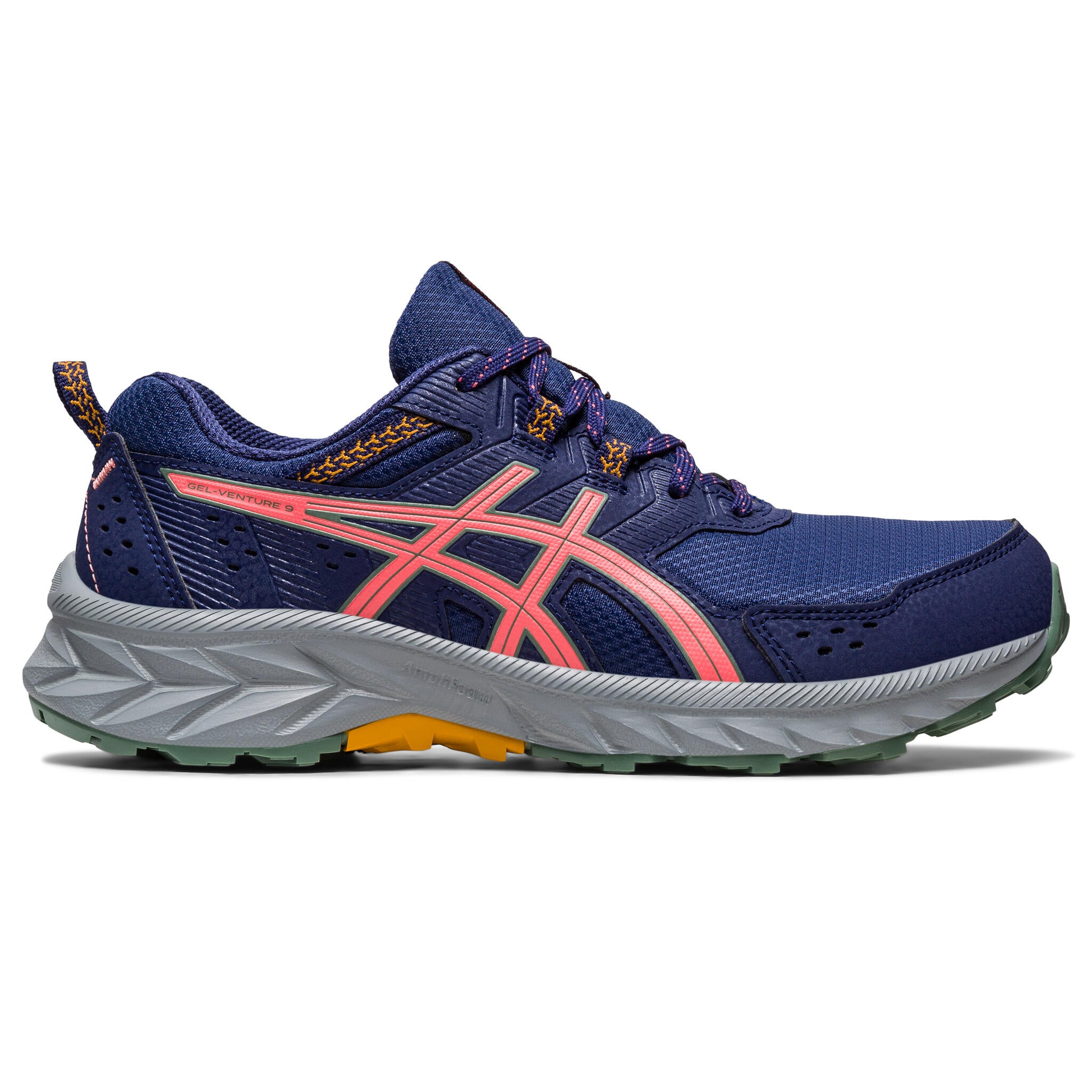 Asics Gel-Venture 9 Women's Running Shoes - Indigo Blue/Papaya