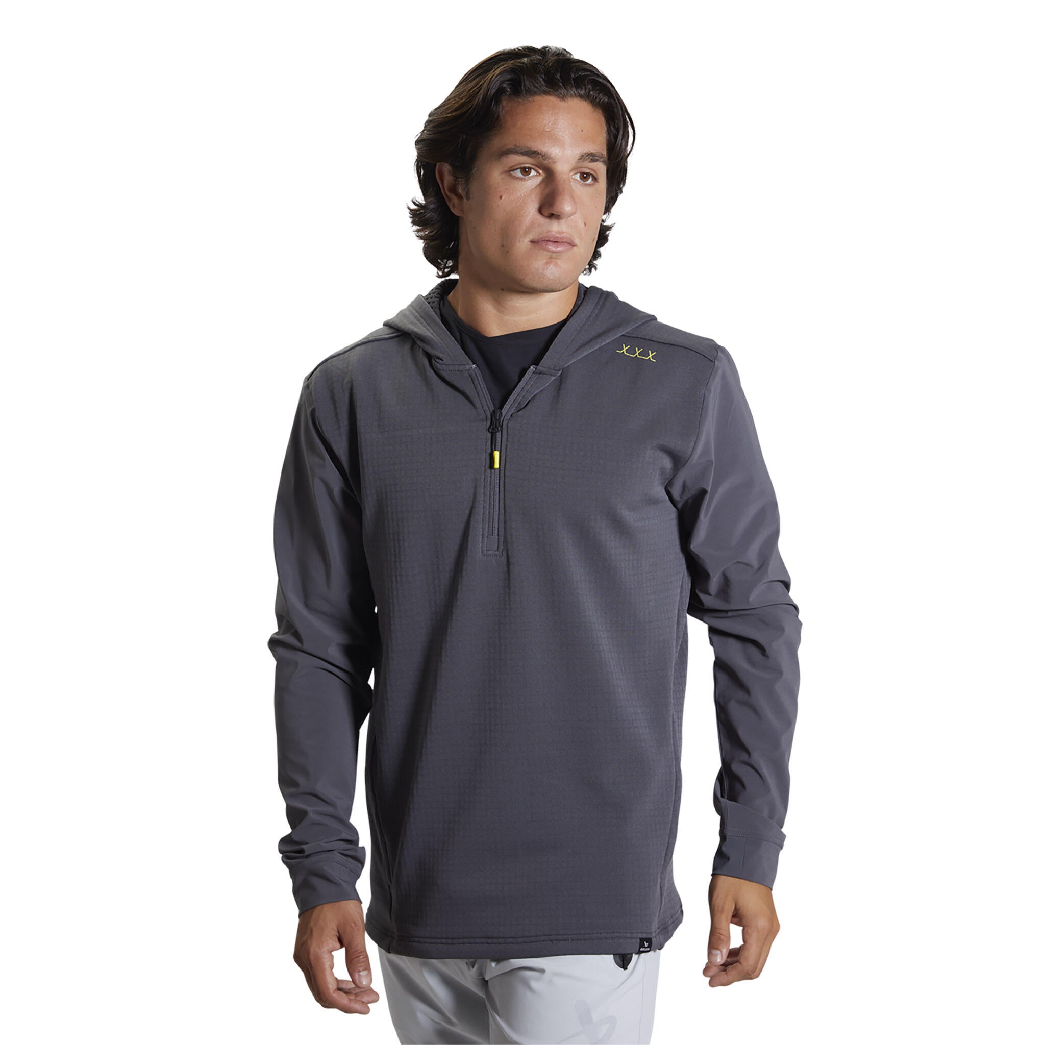 Bauer FLC 1/4 Zip Men's Hoodie - Iron