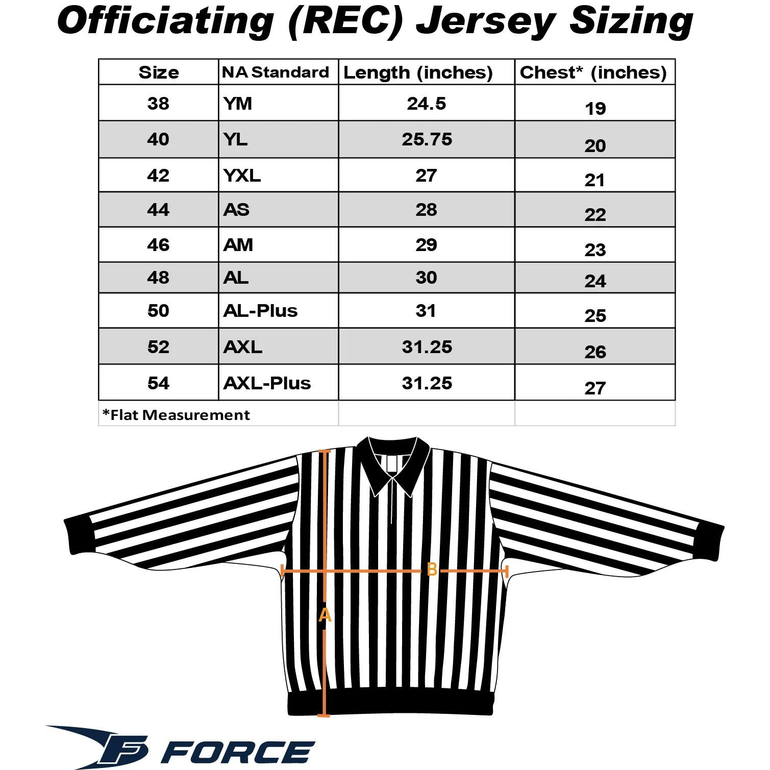 Force Officiating (Rec) Adult Jersey