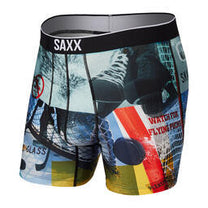 Saxx Vibe Boxer Brief - Black Candy Canes