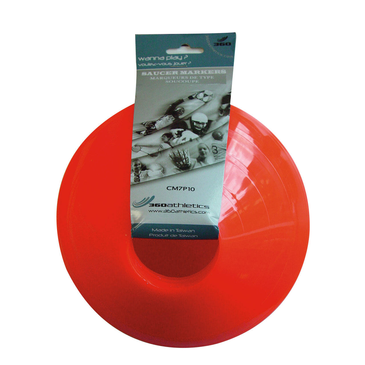 360 Athletics Saucer Cones Prepack (10 Orange)