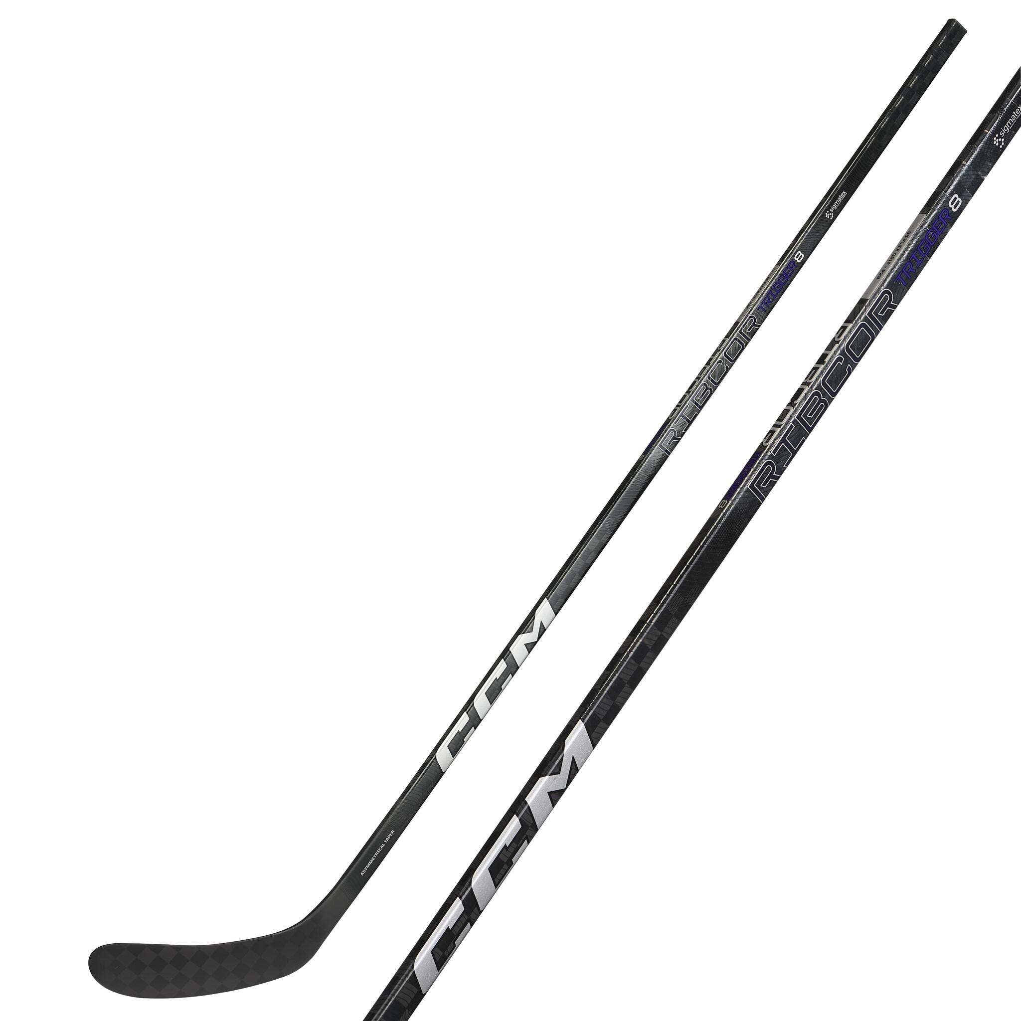 CCM Ribcor Trigger 8 Grip Intermediate Hockey Stick (2023)