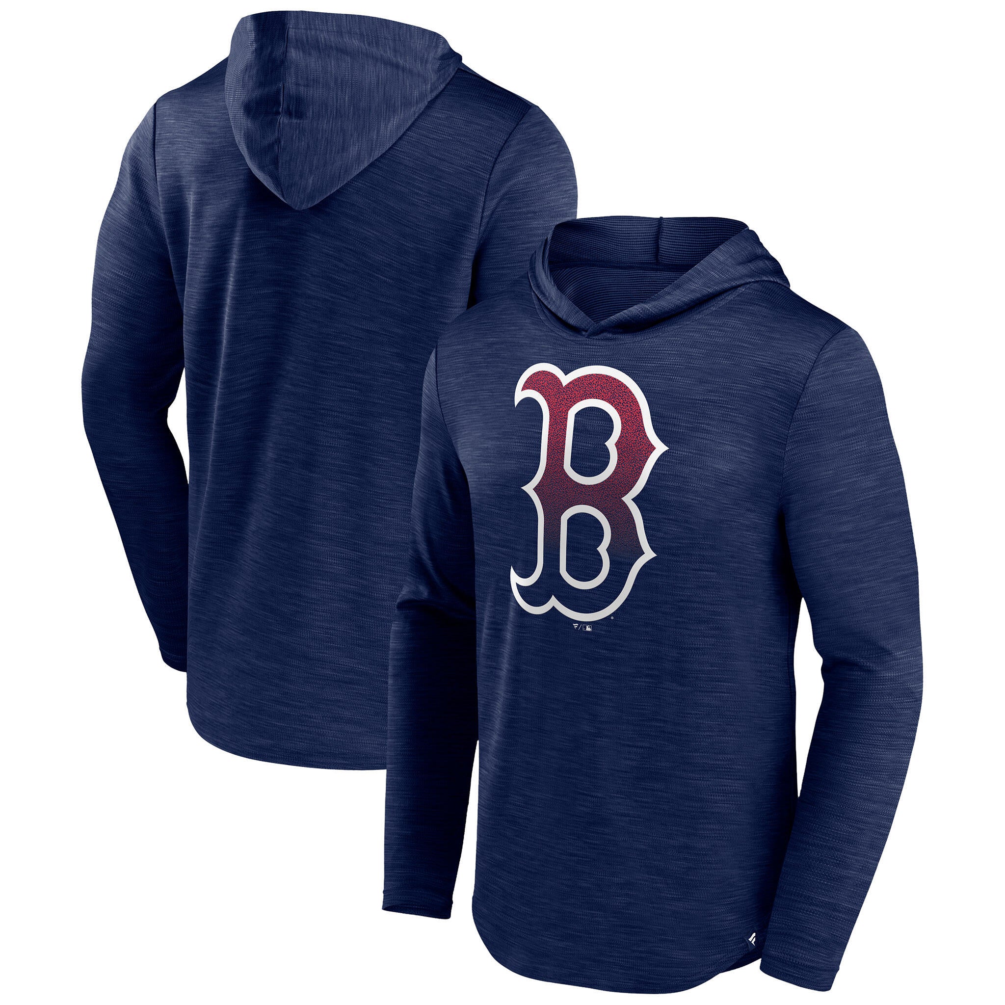 Fanatics Red Sox Poly Heathered Mesh Pullover Hood