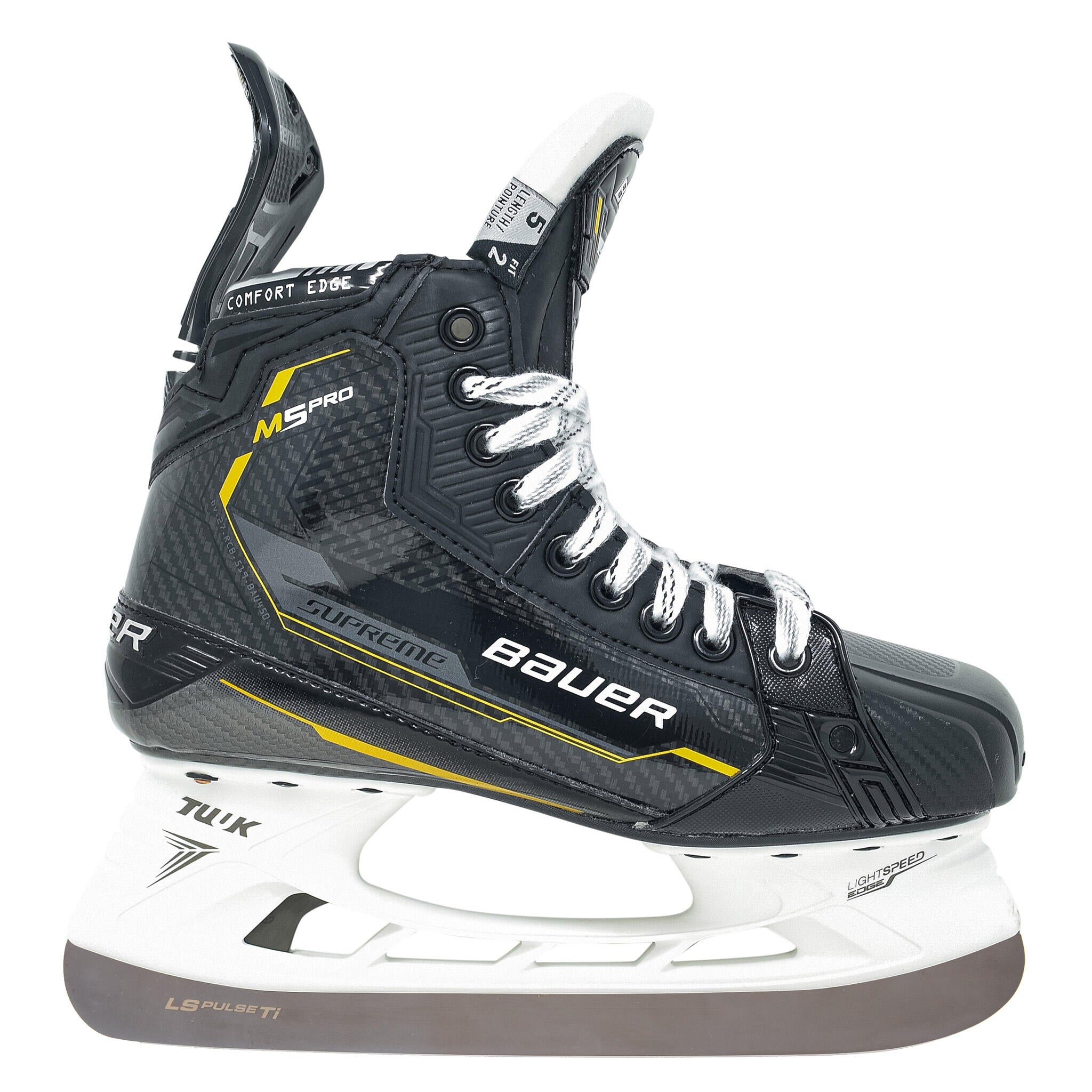 Bauer Supreme M5 Pro Intermediate Hockey Skates (2022) with Pulse Ti Steel