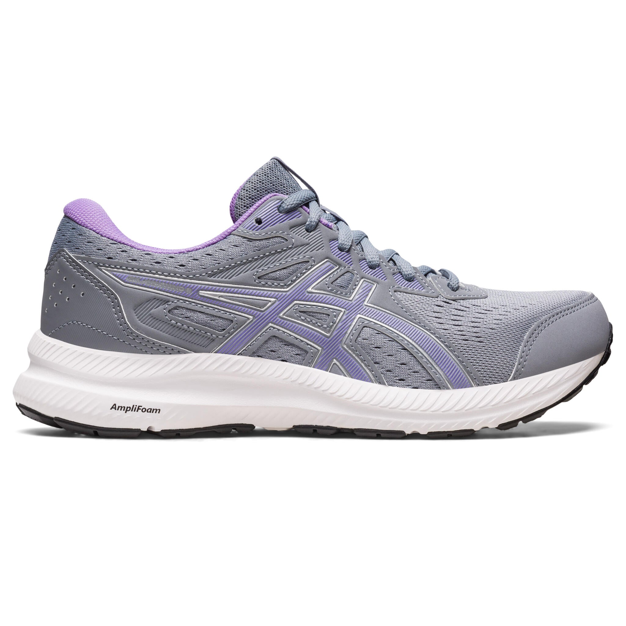 Asics Gel-Contend 8 Women's Running Shoes - B - Sheet Rock/Digital Violet