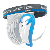 Shock Doctor (2 Pack) Compression Shorts Briefs with Bio-Flex Protective Cup.  Men's / Youth Baseball, Hockey, Lacrosse etc
