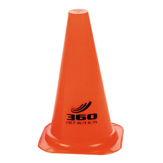 360 Athletics Hi-Visibility Vinyl Cones - 12