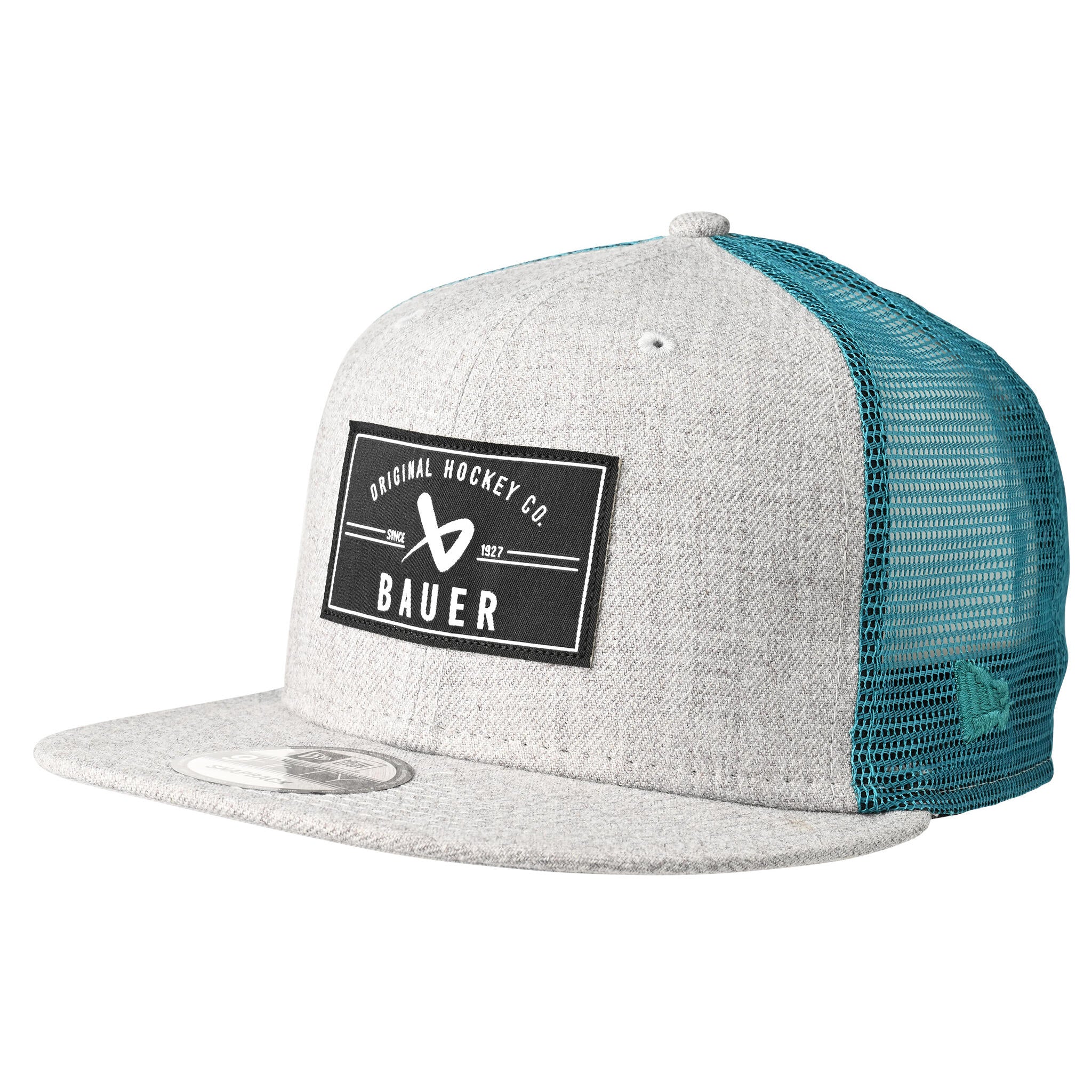 Bauer New Era 9FIFTY Patch Hat - Grey/Teal